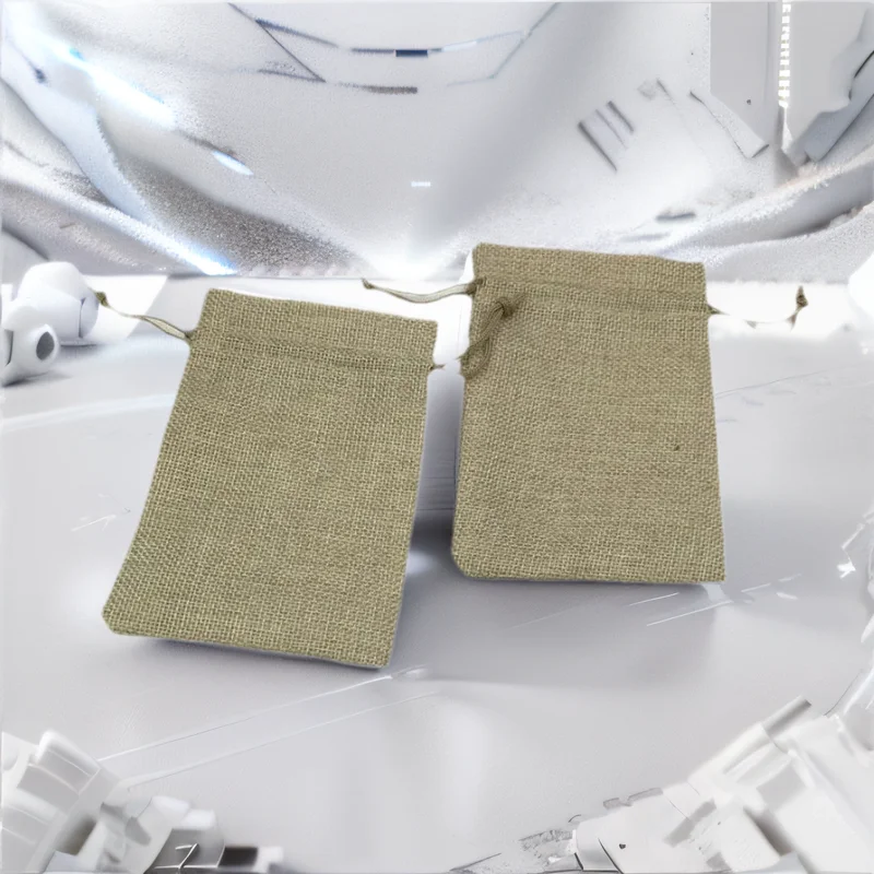 Jute Bag Packaging - 10 x 14 cm, 300 Stück,