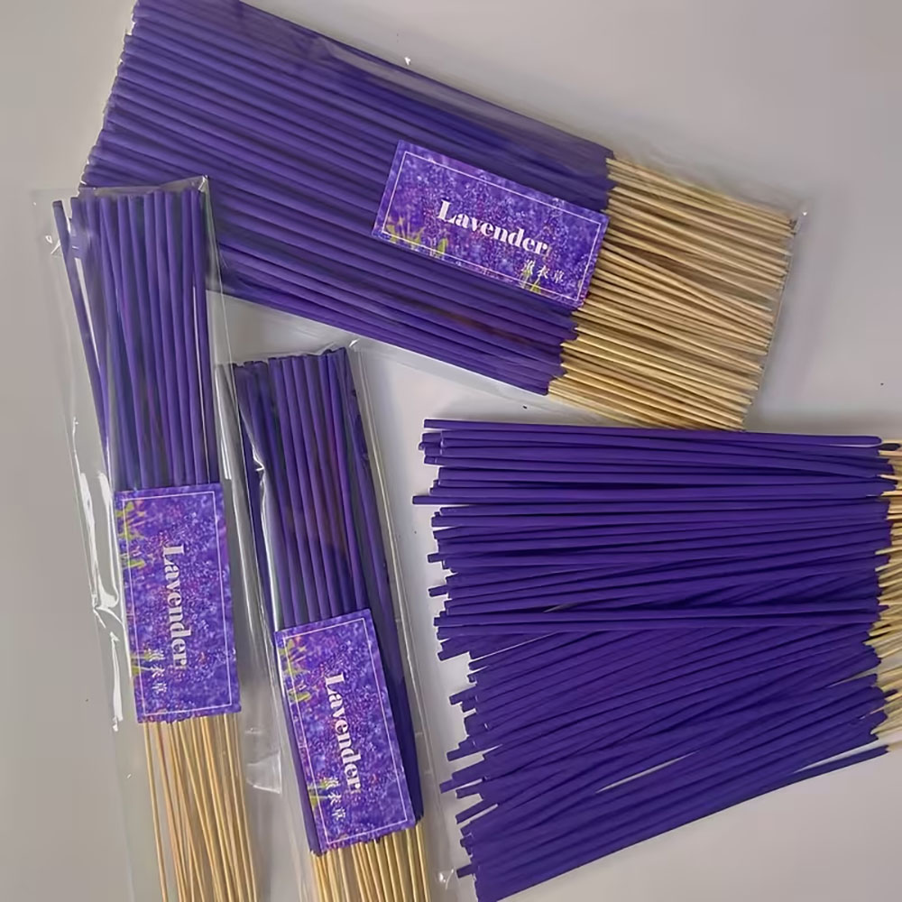Uv Inhibitor Candle - Lavendelduft – 14/35/90/167/222/333 Räucherstäbchen aus Holz,
