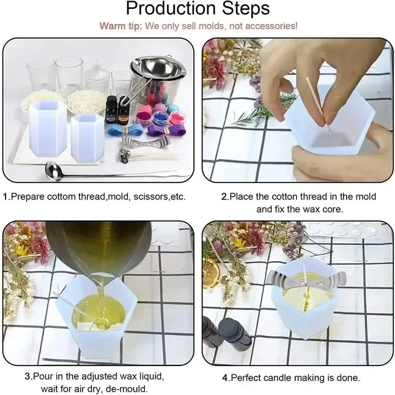 Candle Making Gel Wax - 2026-Neue Zylinder-Silikonform für Kerzen Epoxidharz-Gießform DIY-Handwerk