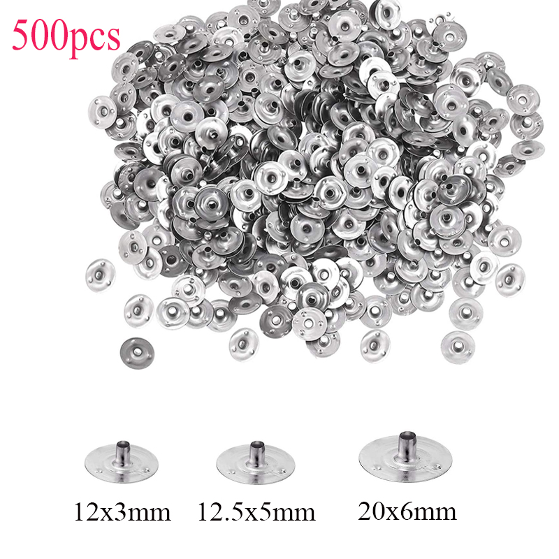 Candle Making Supplies Wholesale - 500 Stück Kerzendocht Metallhalter Tabs Halter