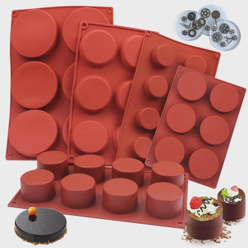 Candle Making Supplies Wholesale - Runde Silikon-Seifenform DIY Handgemachtes Seifenherstellungswerkzeug Silikonform