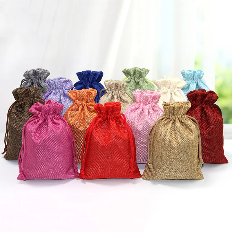 50 Stück 13 x 18 cm/10 x 14 cm – Jute Bag Packaging Bewertung und Preis