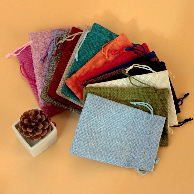 50 Stück 13 x 18 cm/10 x 14 cm – Jute Bag Packaging Bewertung und Preis