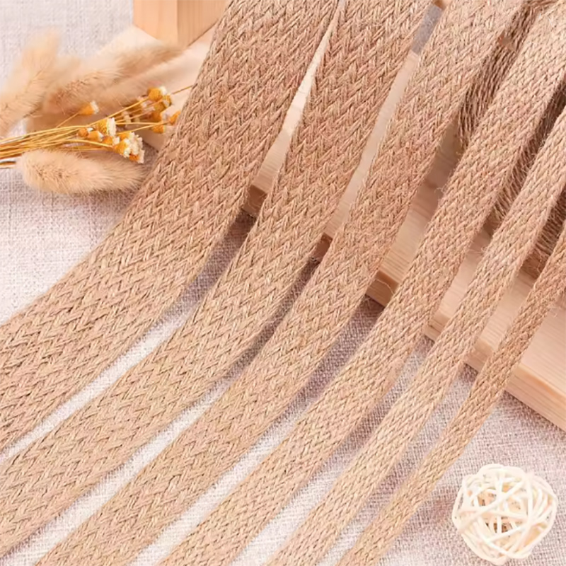 10 m/Rolle flache geflochtene  – Jute Bag Packaging Bewertung und Preis