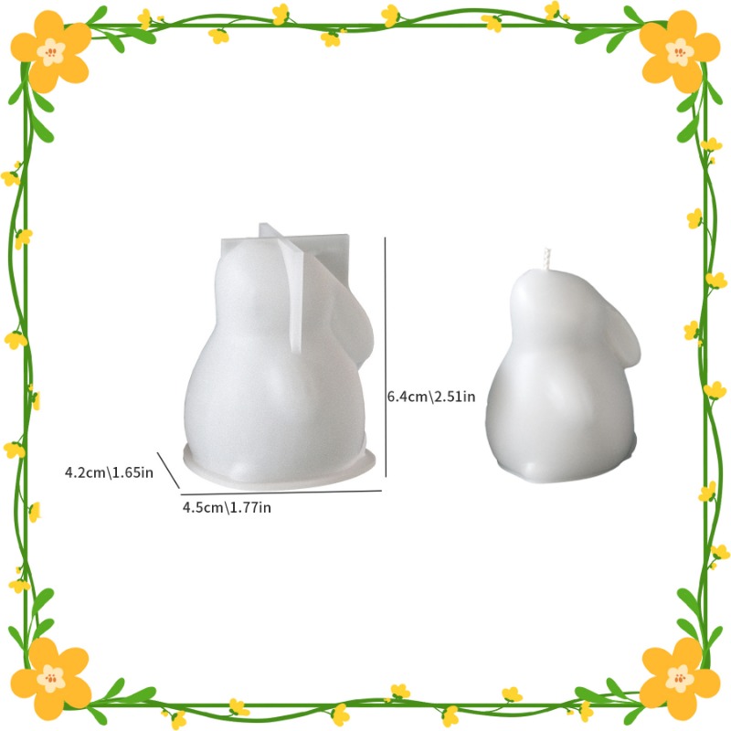 Osterhasen-Duftkerzenform aus  – Candle Making Gel Wax Bewertung und Preis