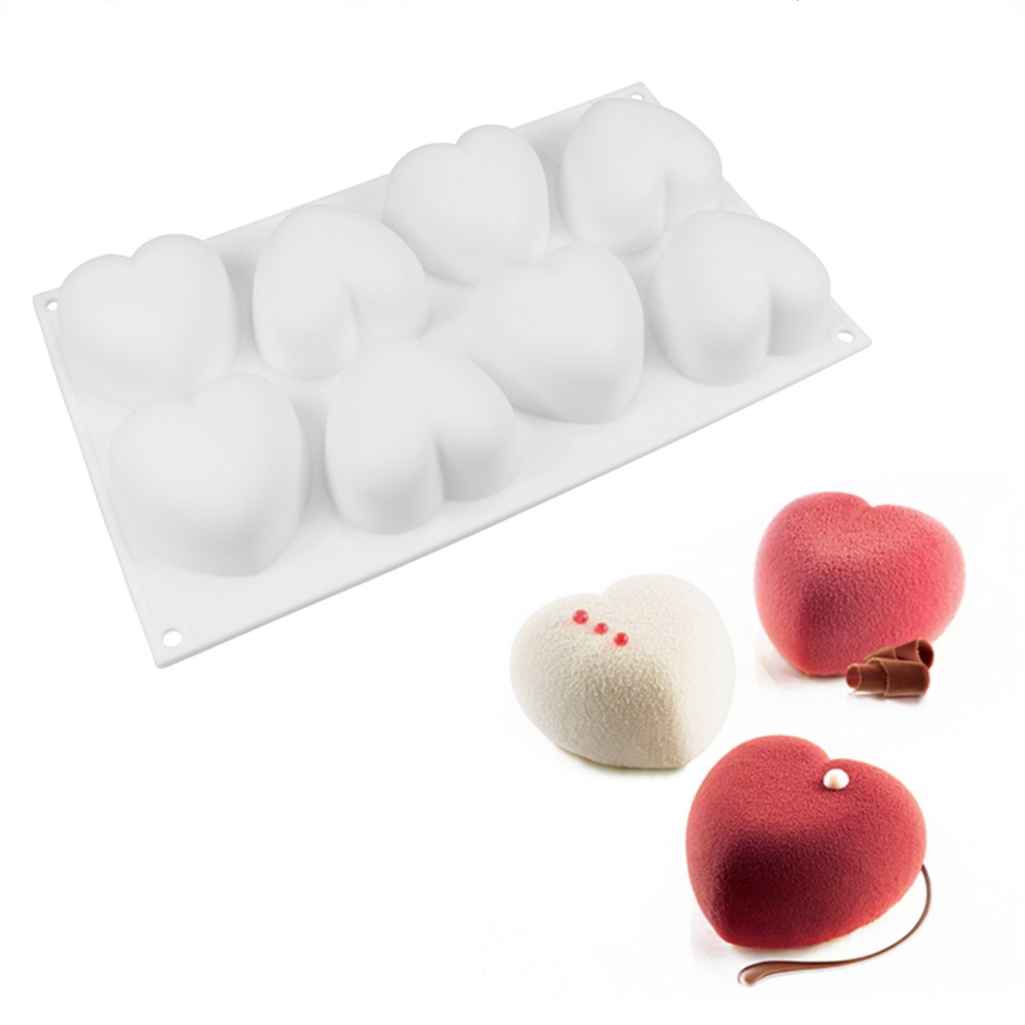 Liebe Herz Silikon Seife Form  – Candle Making Supplies Wholesale Bewertung und Preis