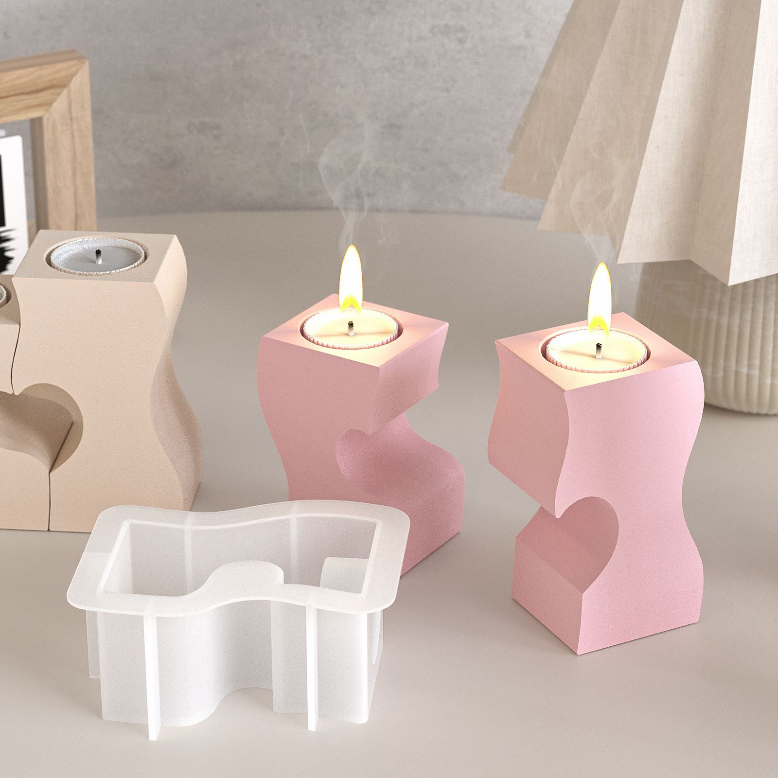 S Herz Kerzenständer Silikon F – Candle Making Supplies Wholesale Bewertung und Preis