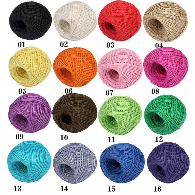 DIY Naturseil 2mm 50M/Rolle Bu – Jute Bag Packaging Bewertung und Preis