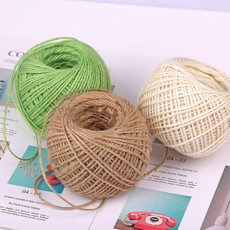 DIY Naturseil 2mm 50M/Rolle Bu – Jute Bag Packaging Bewertung und Preis