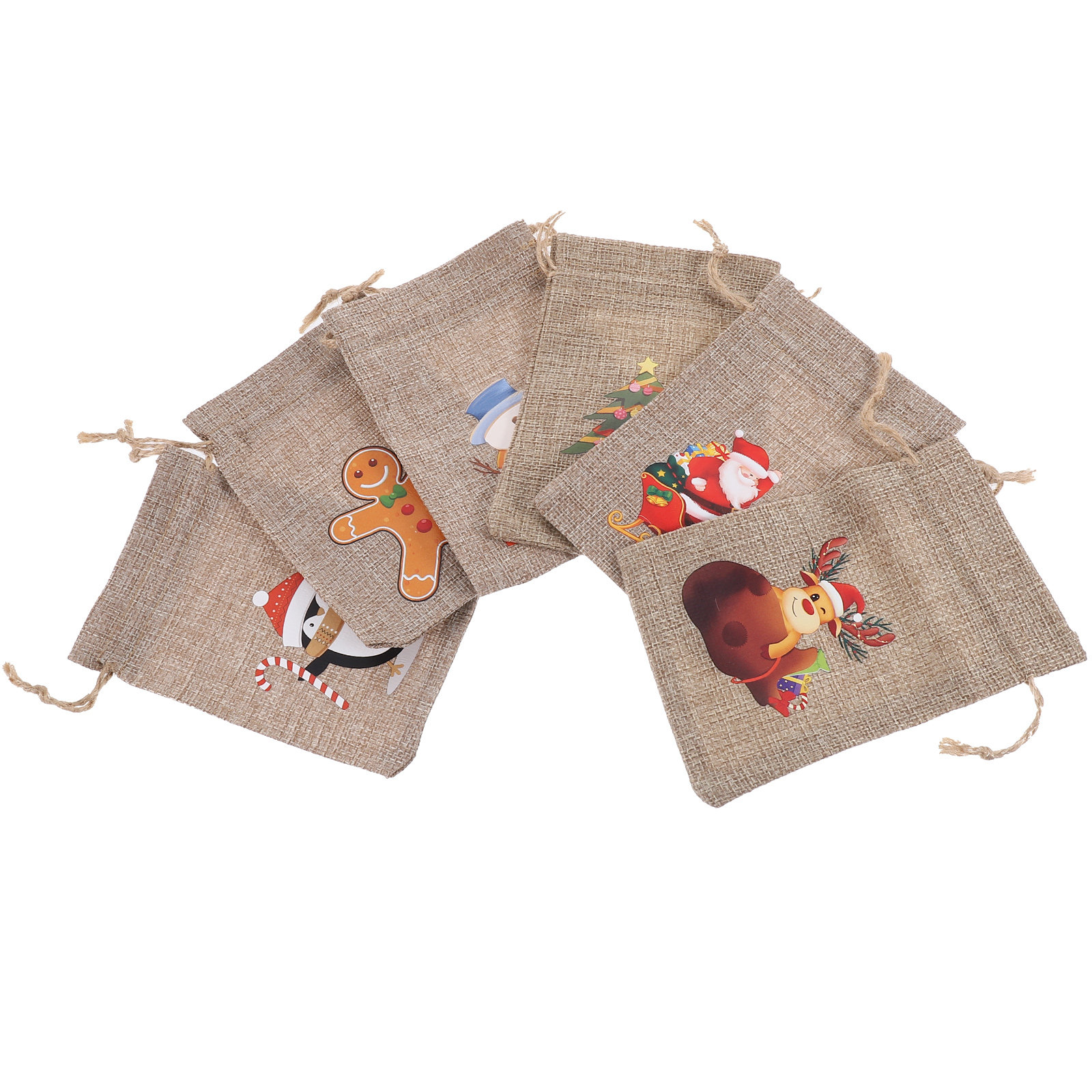 Weihnachtsgeschenktüten-Set mi – Jute Bag Packaging Bewertung und Preis